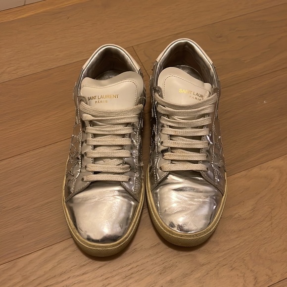 Saint Laurent Court Classic California Sneakers in mirror - Picture 4 of 8